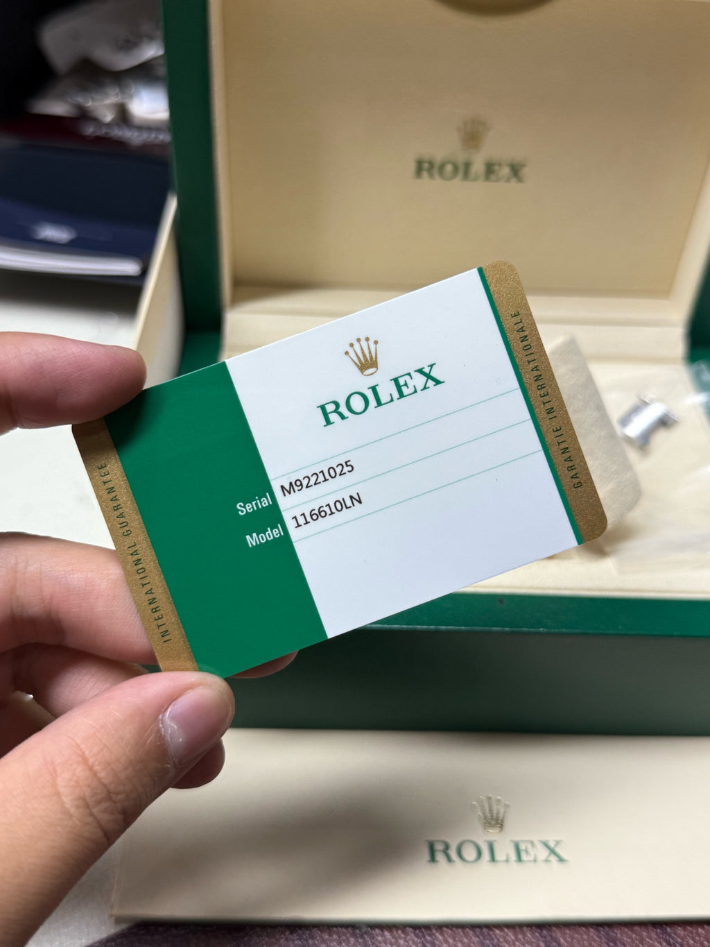 Rolex Submariner model Automatic (self-winding) watch 40 millimeters 116610LN-0001