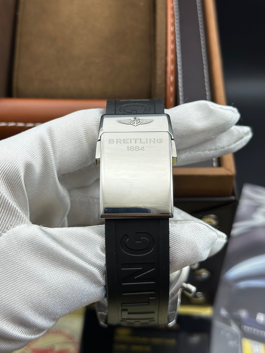 Breitling Neoprene Black Automatic (self-winding) watch