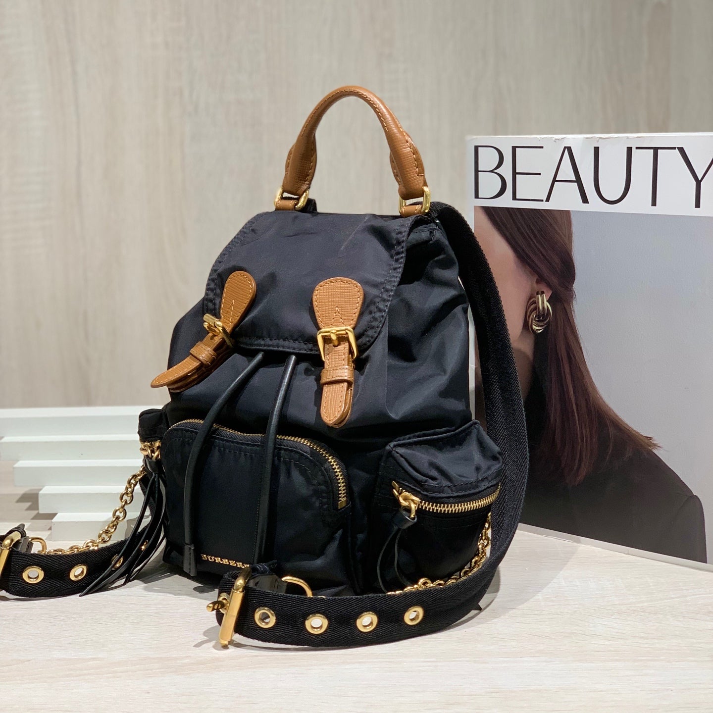 Burberry Canvas Backpack 40166171