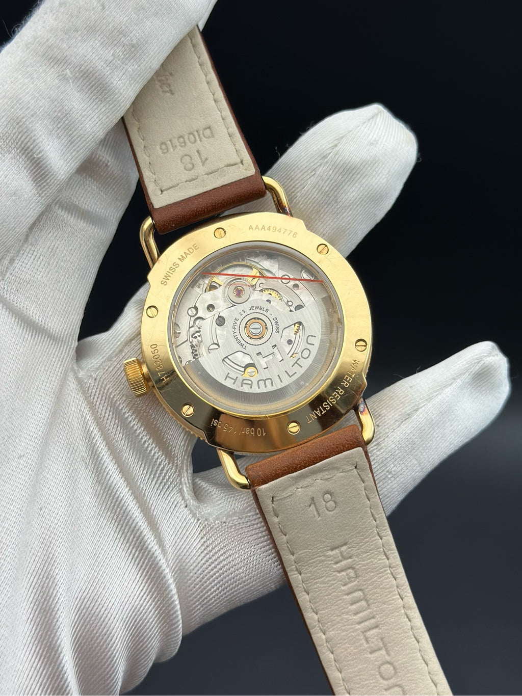 Hamilton Rose gold Automatic (self-winding) watch