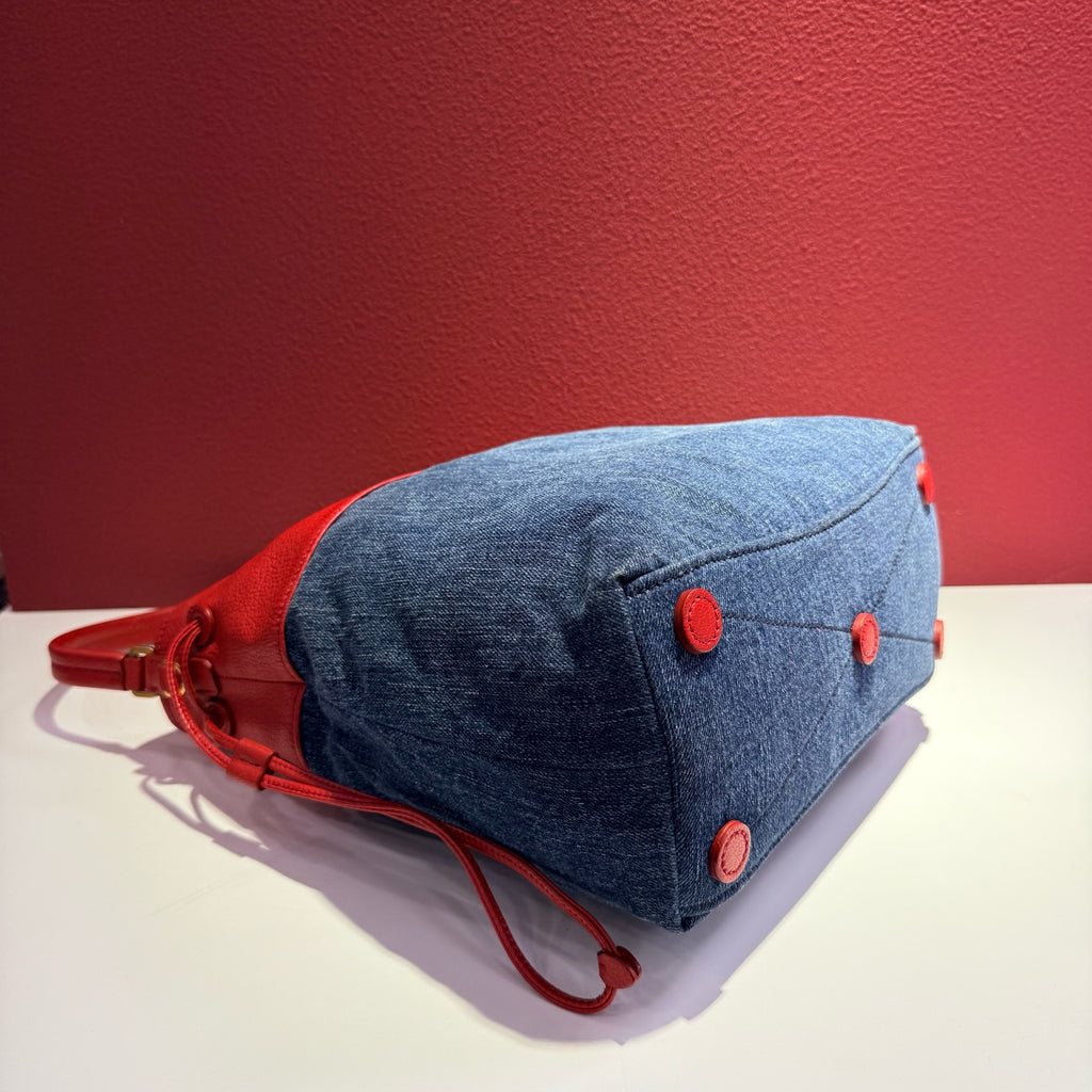 Miu Miu Red Bucket & Drawstring Bag