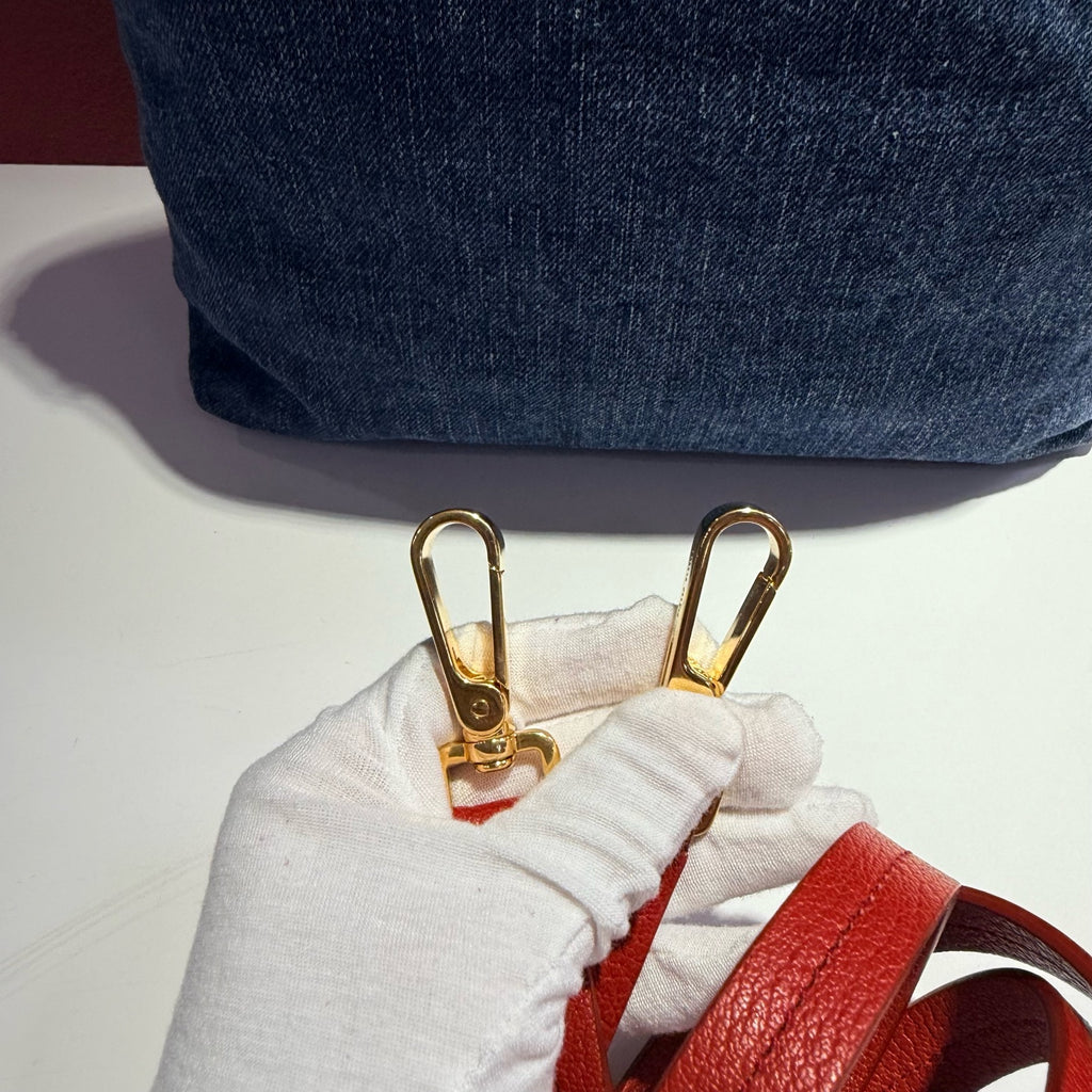 Miu Miu Red Bucket & Drawstring Bag