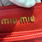 Miu Miu Red Bucket & Drawstring Bag