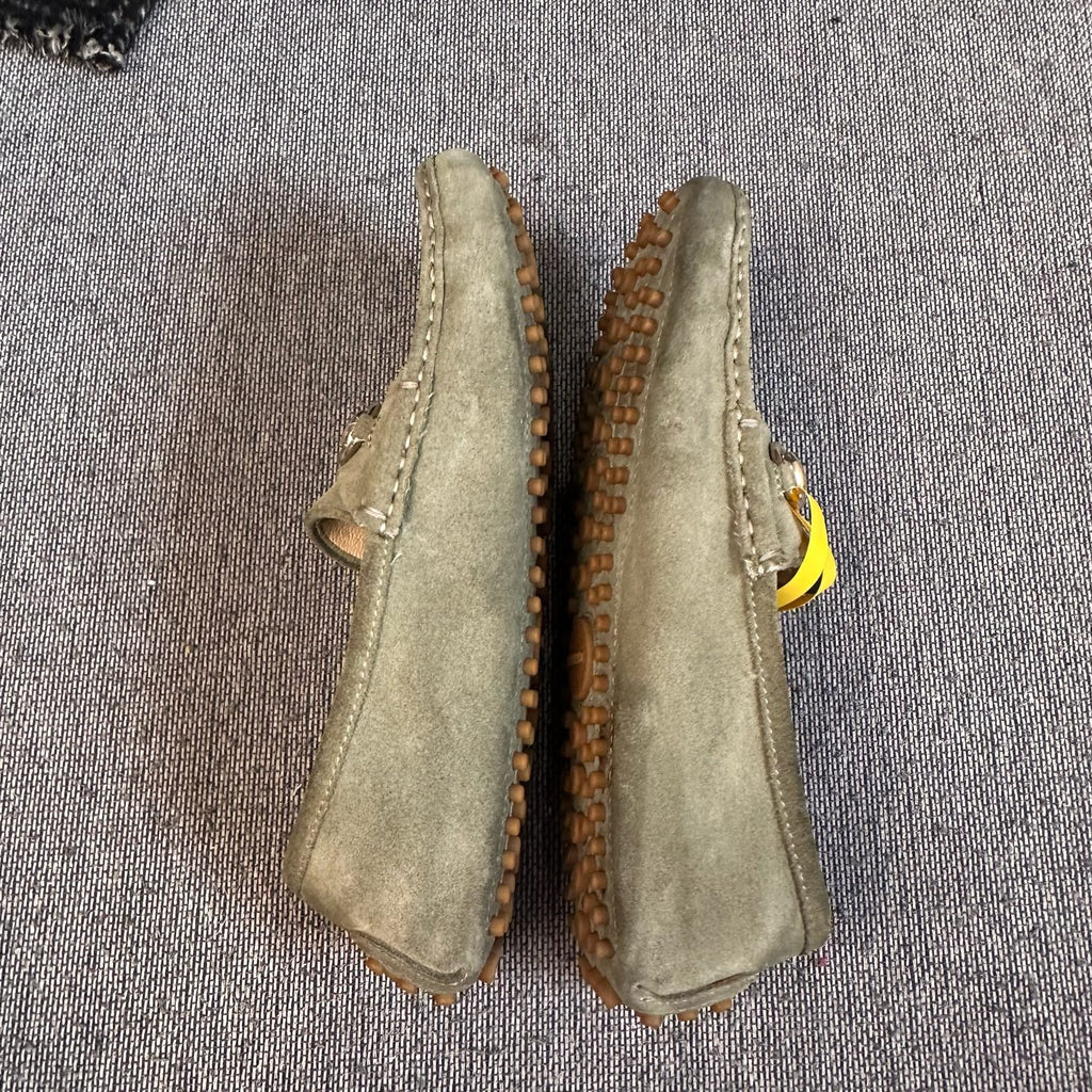 Gucci Alcantara Green Loafers