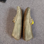 Gucci Alcantara Green Loafers