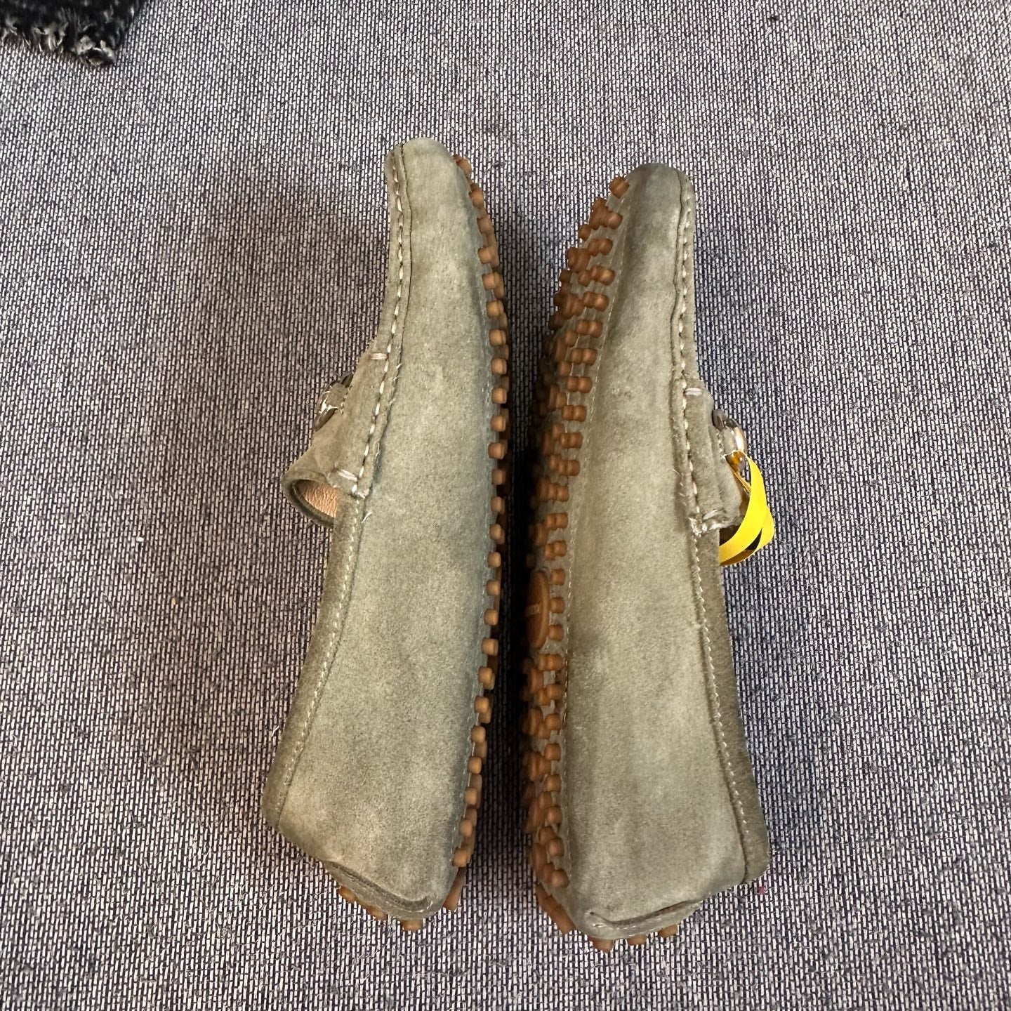 Gucci Alcantara Green Loafers