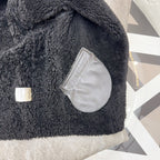acne studios Leather Black Coat