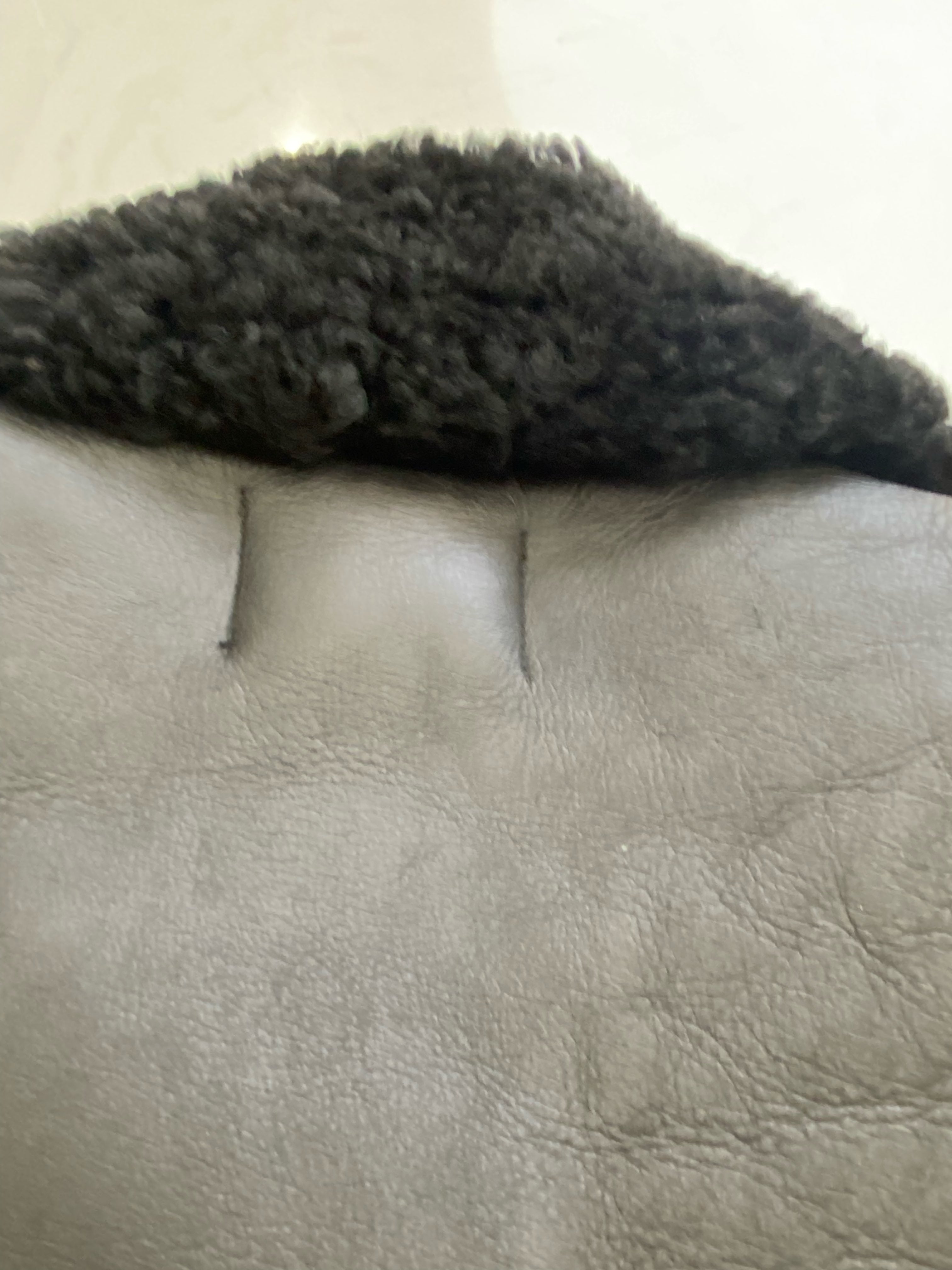 acne studios Leather Black Coat