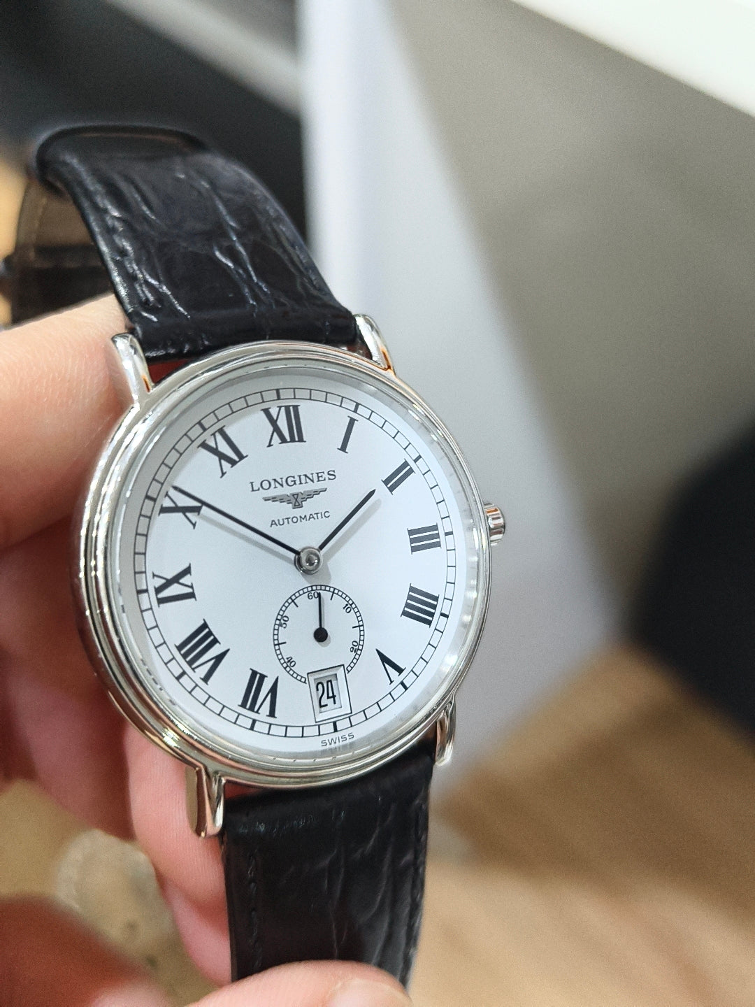 Longines Classic Automatic (self-winding) watch 34.5 millimeters L4.804.4.11.2