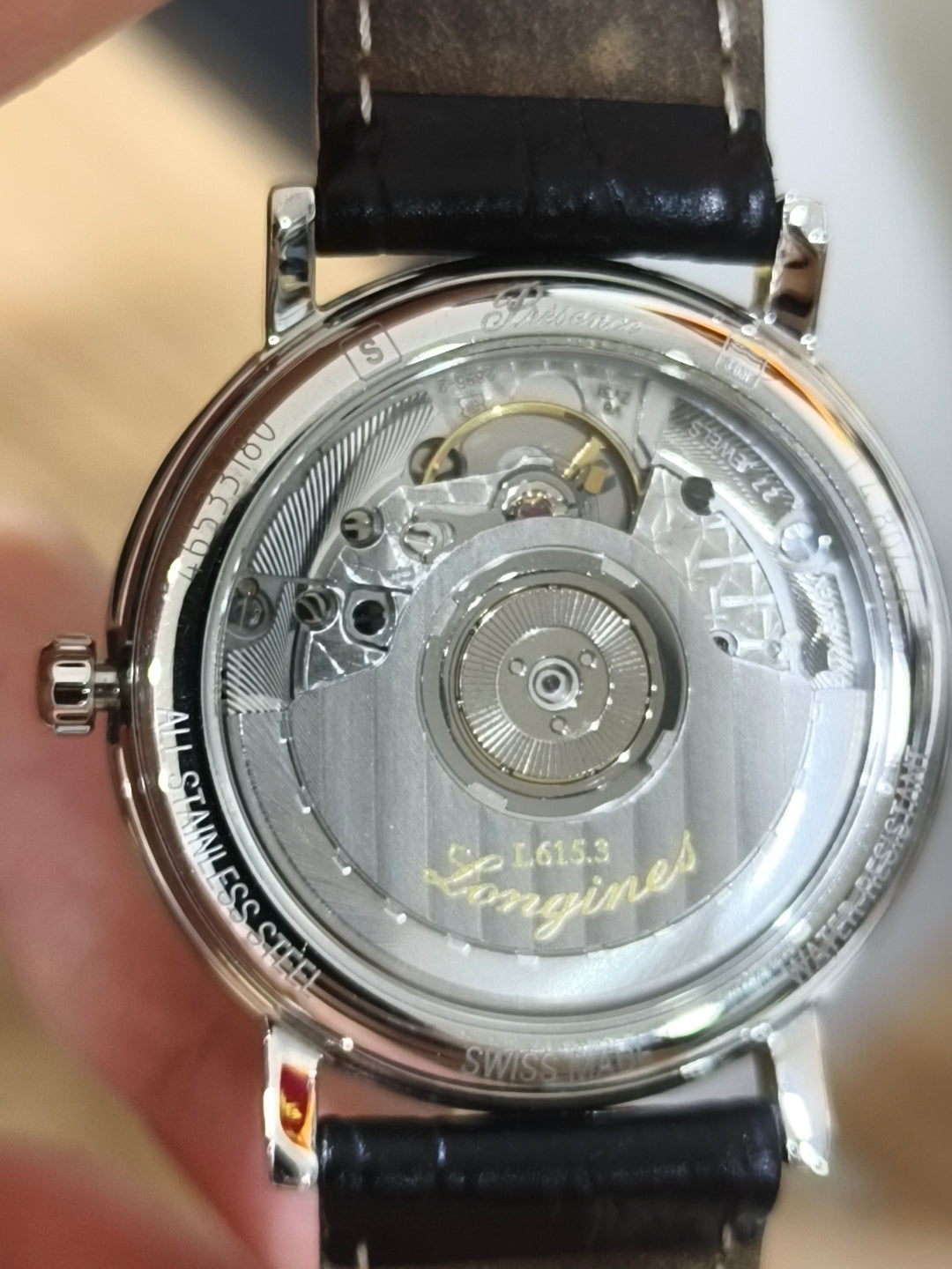 Longines Classic Automatic (self-winding) watch 34.5 millimeters L4.804.4.11.2