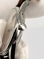 A.Lange & sohne Leather White Manual-wind watch