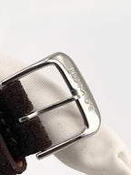 A.Lange & sohne Leather White Manual-wind watch