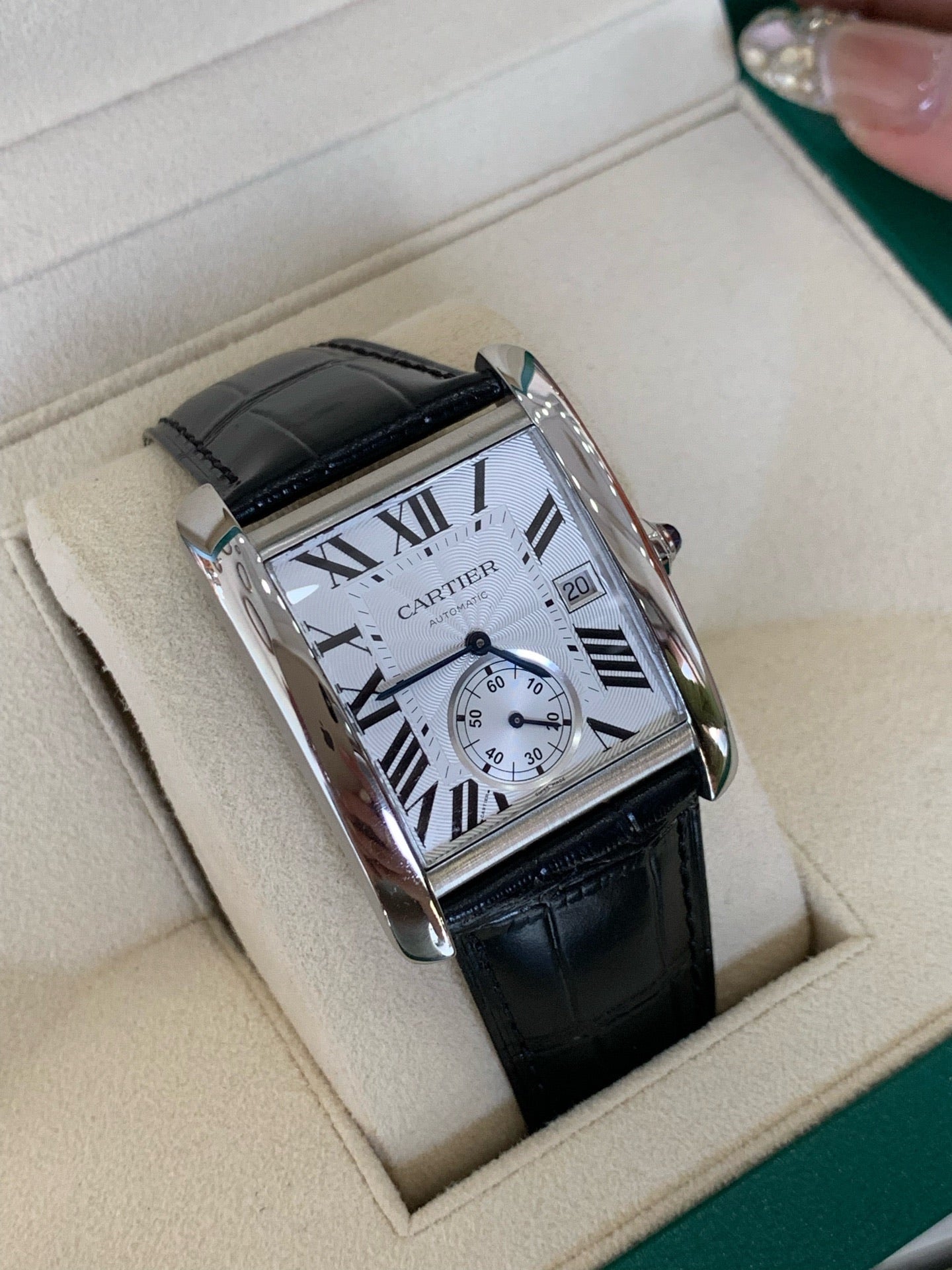 Cartier Tank MC watch White Automatic (self-winding) watch 34.3x44.0mm W5330003