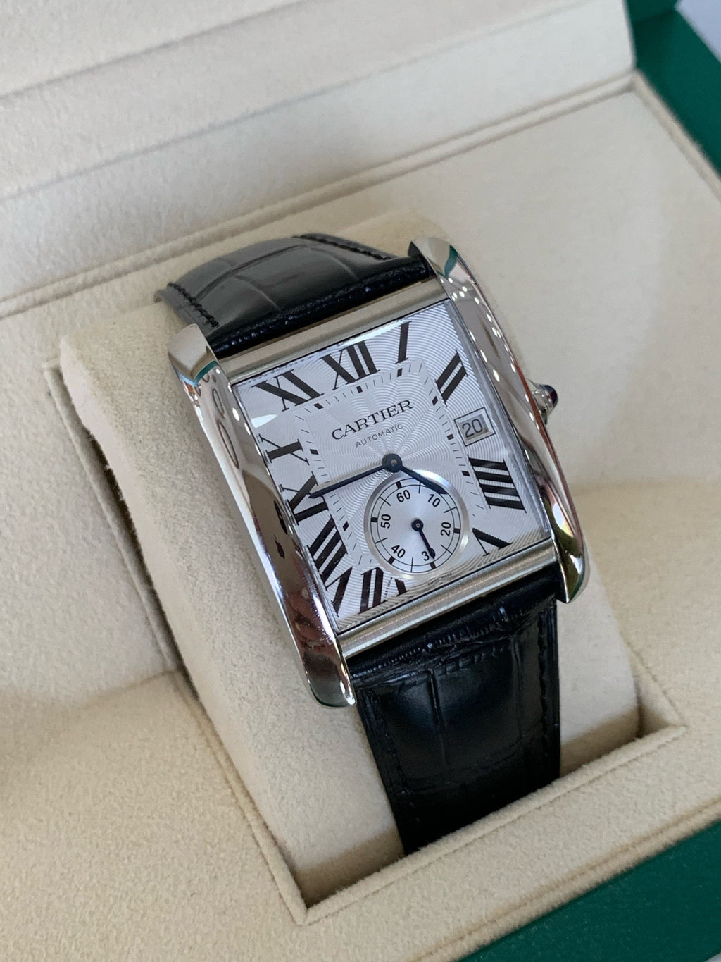 Cartier Tank MC watch White Automatic (self-winding) watch 34.3x44.0mm W5330003