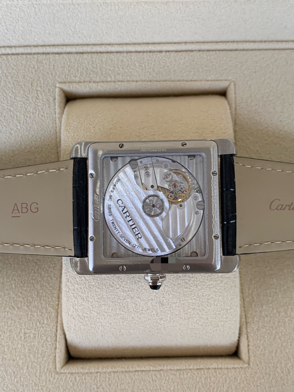 Cartier Tank MC watch White Automatic (self-winding) watch 34.3x44.0mm W5330003