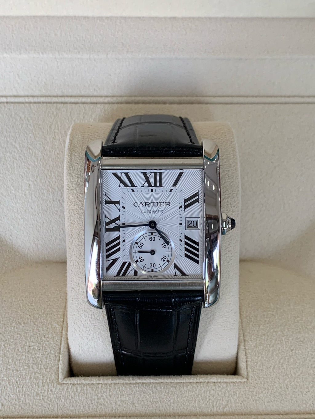 Cartier Tank MC watch White Automatic (self-winding) watch 34.3x44.0mm W5330003