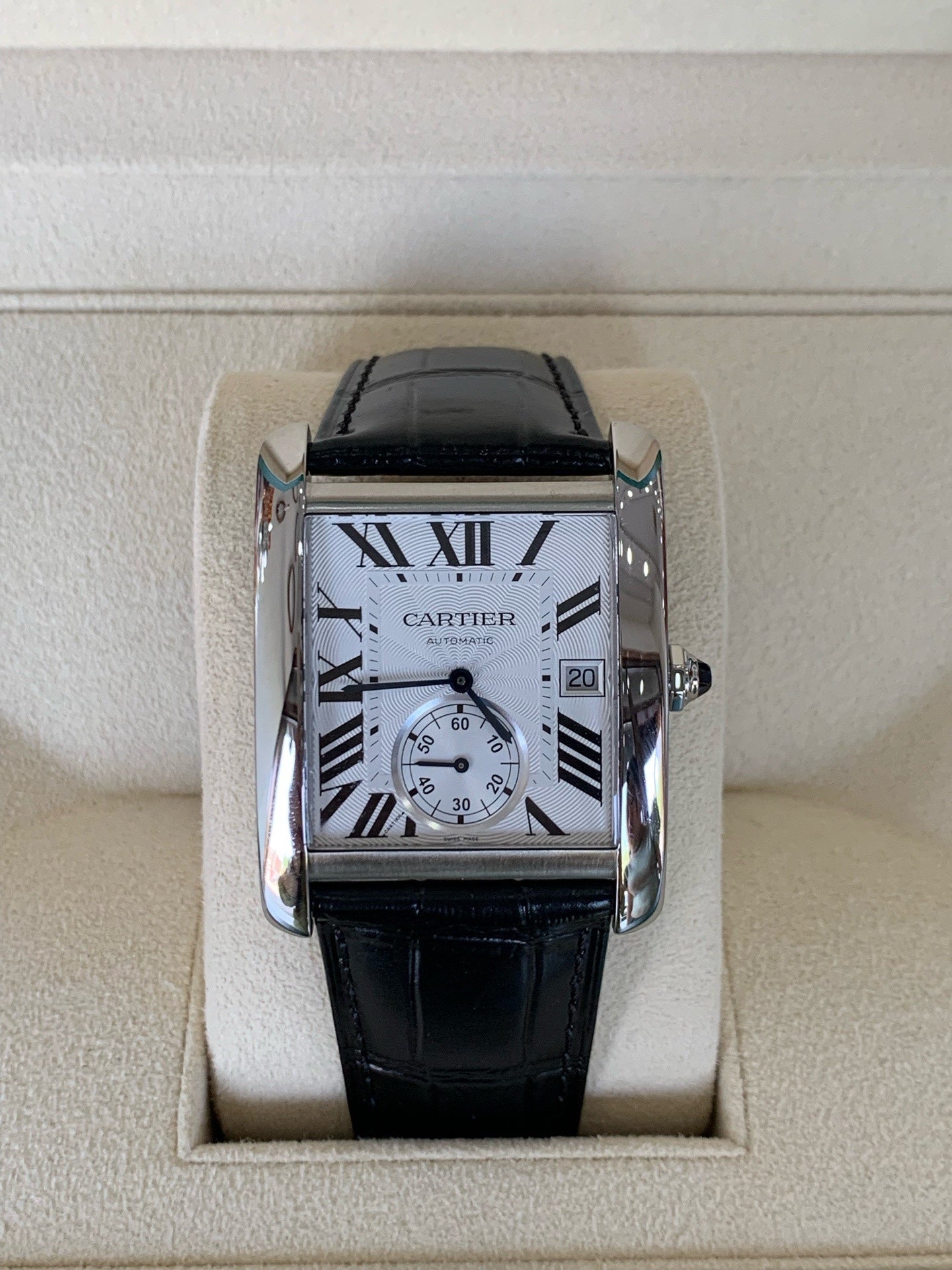 Cartier Tank MC watch White Automatic (self-winding) watch 34.3x44.0mm W5330003