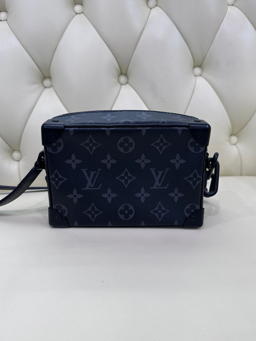 Louis Vuitton Soft Trunk Black Crossbody 18.5 x 13 x 8 M44735