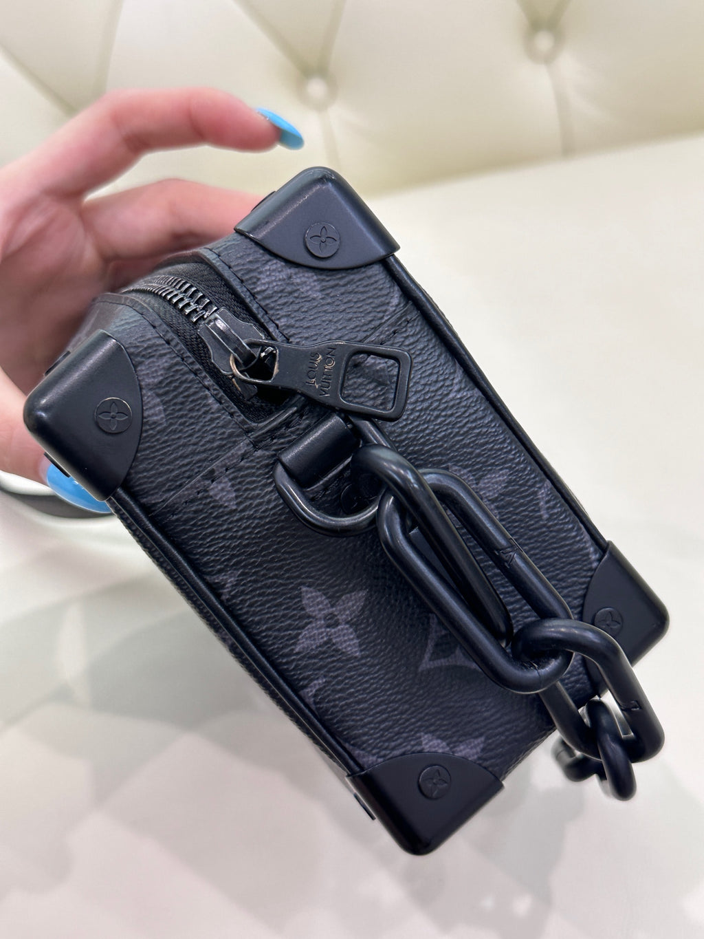 Louis Vuitton Soft Trunk Black Crossbody 18.5 x 13 x 8 M44735
