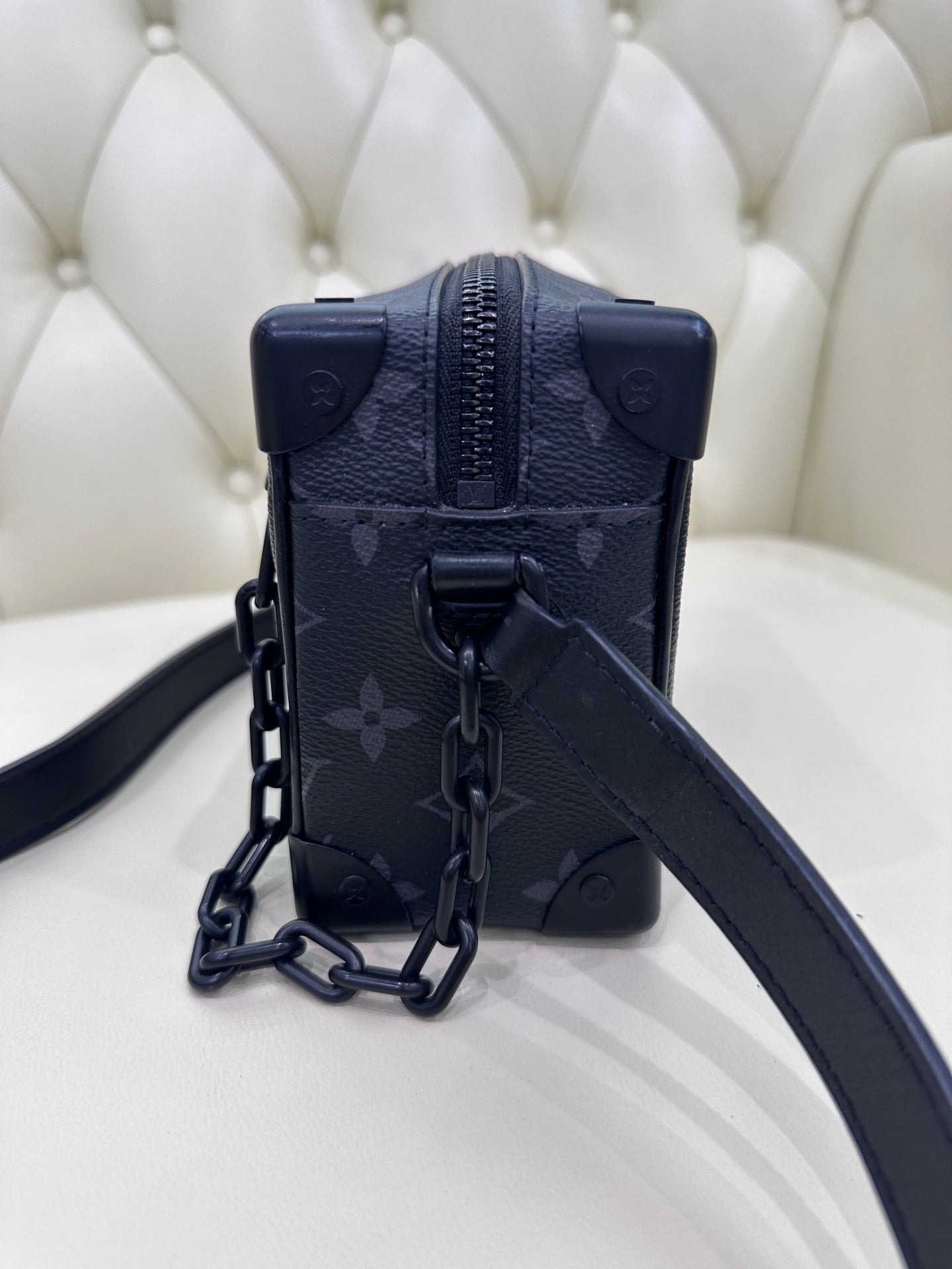 Louis Vuitton Soft Trunk Black Crossbody 18.5 x 13 x 8 M44735