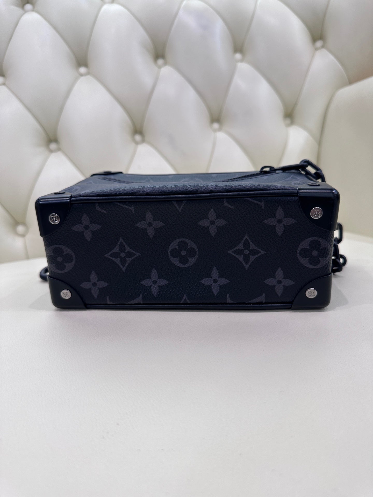 Louis Vuitton Soft Trunk Black Crossbody 18.5 x 13 x 8 M44735