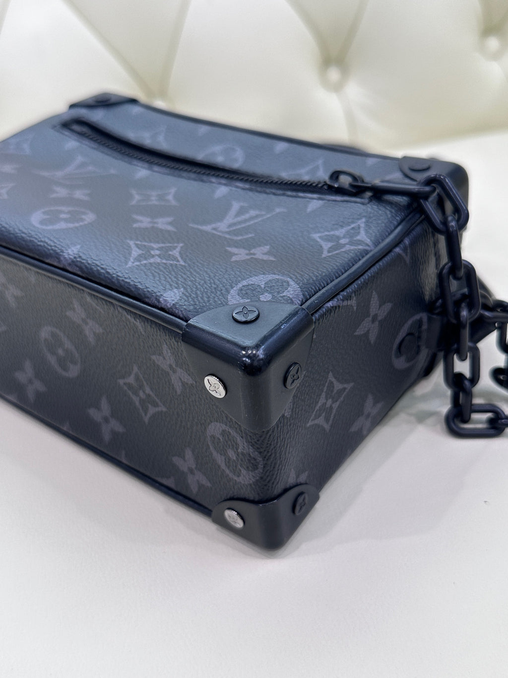 Louis Vuitton Soft Trunk Black Crossbody 18.5 x 13 x 8 M44735