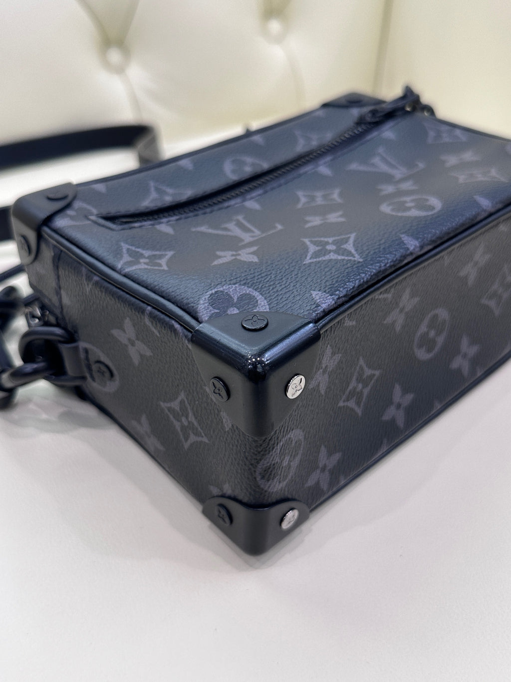 Louis Vuitton Soft Trunk Black Crossbody 18.5 x 13 x 8 M44735