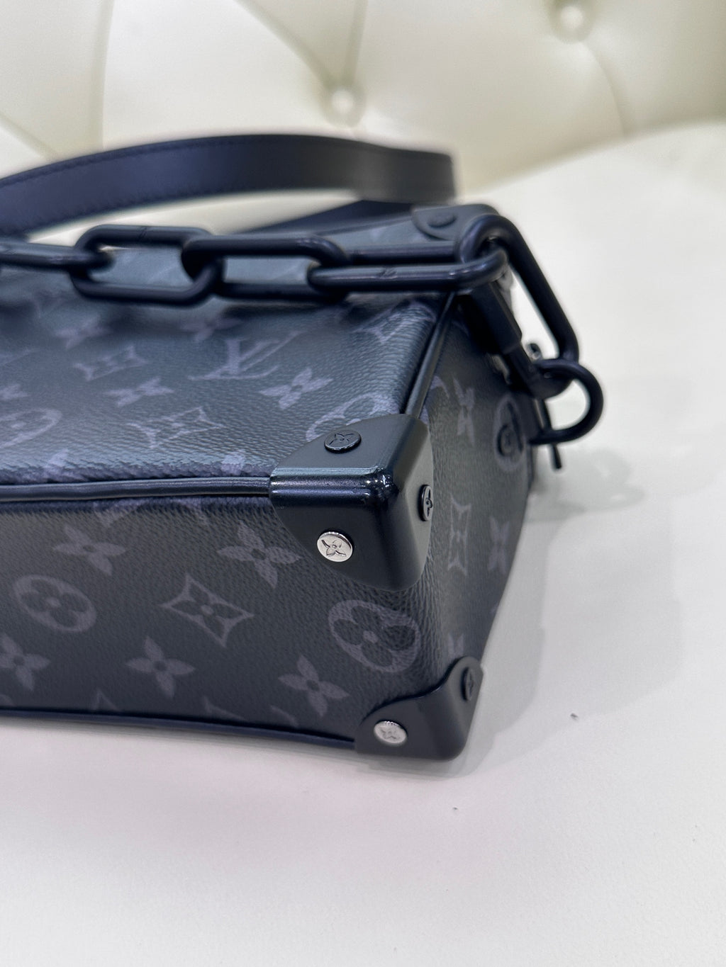 Louis Vuitton Soft Trunk Black Crossbody 18.5 x 13 x 8 M44735