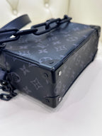 Louis Vuitton Soft Trunk Black Crossbody 18.5 x 13 x 8 M44735