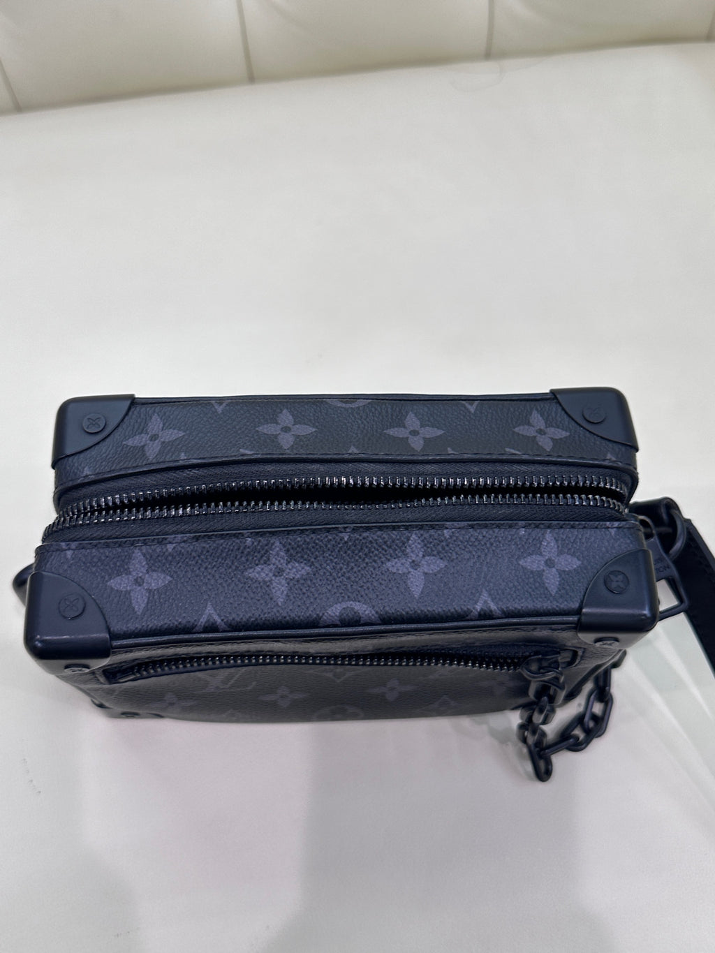 Louis Vuitton Soft Trunk Black Crossbody 18.5 x 13 x 8 M44735