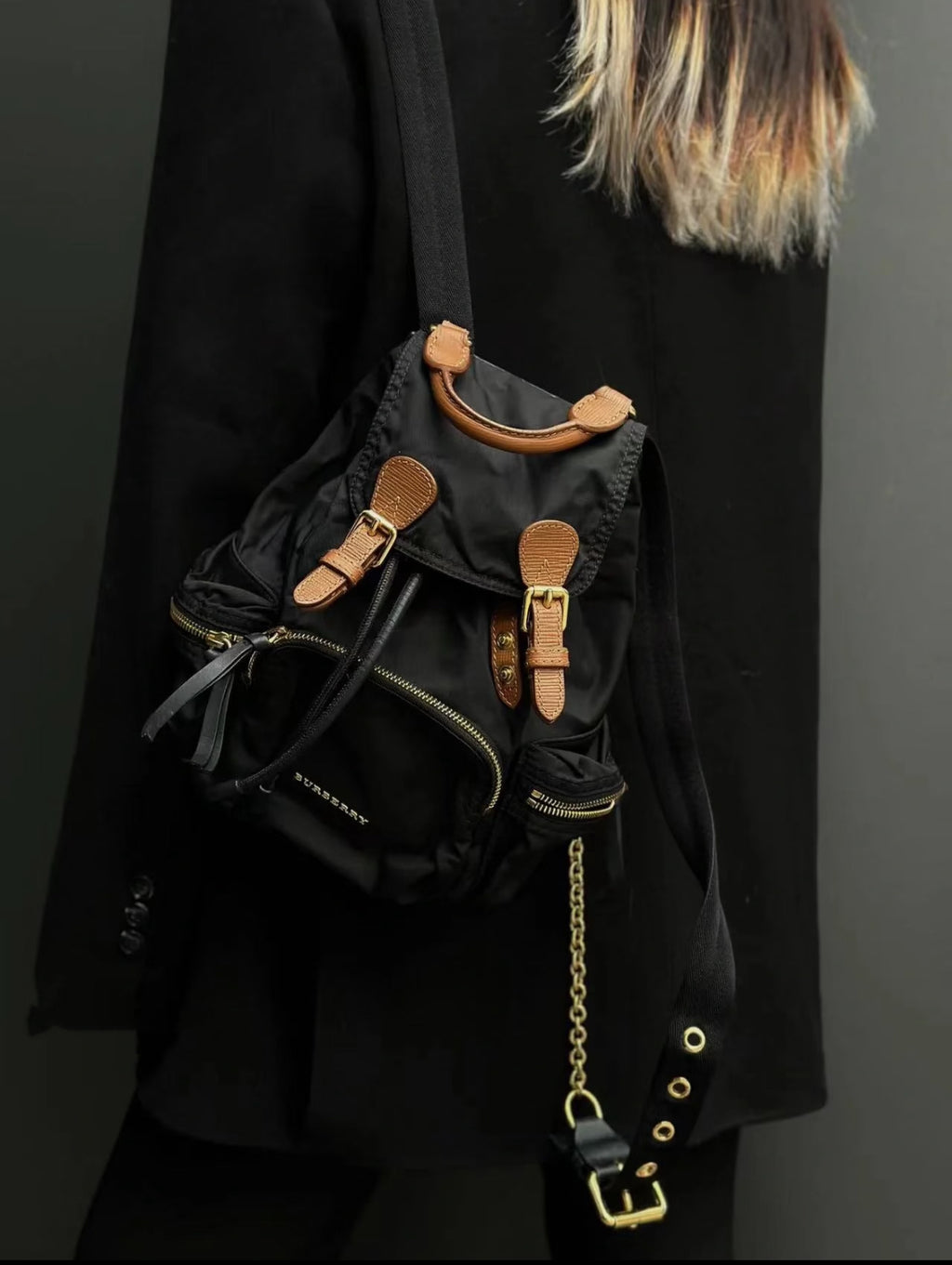Burberry Canvas Backpack 40166171