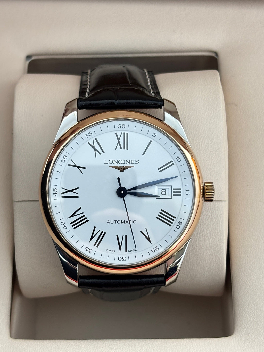 Longines Rose gold Automatic (self-winding) watch