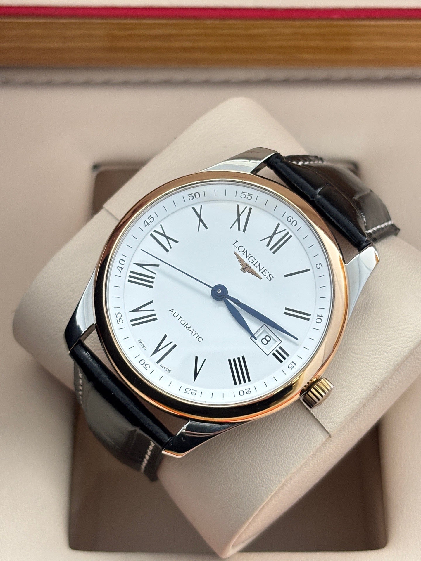 Longines Rose gold Automatic (self-winding) watch