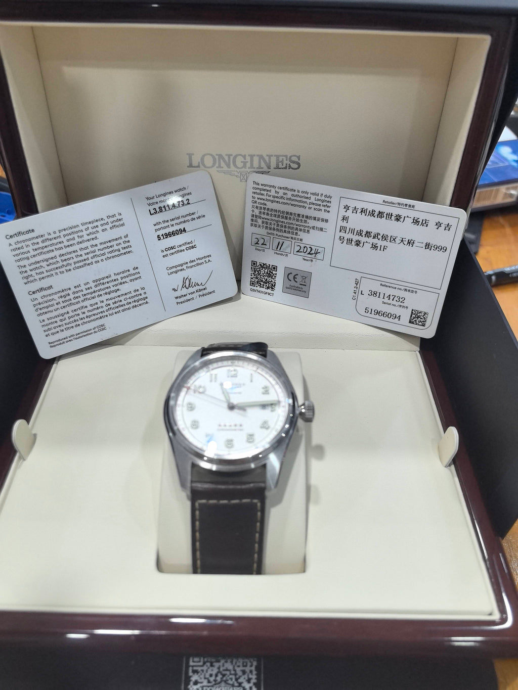 Longines Pioneer Series Mechanical watch 42.00mm L3.811.4.73.2