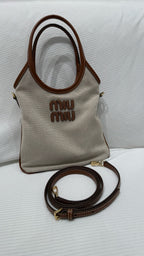 Miu Miu Canvas Tote