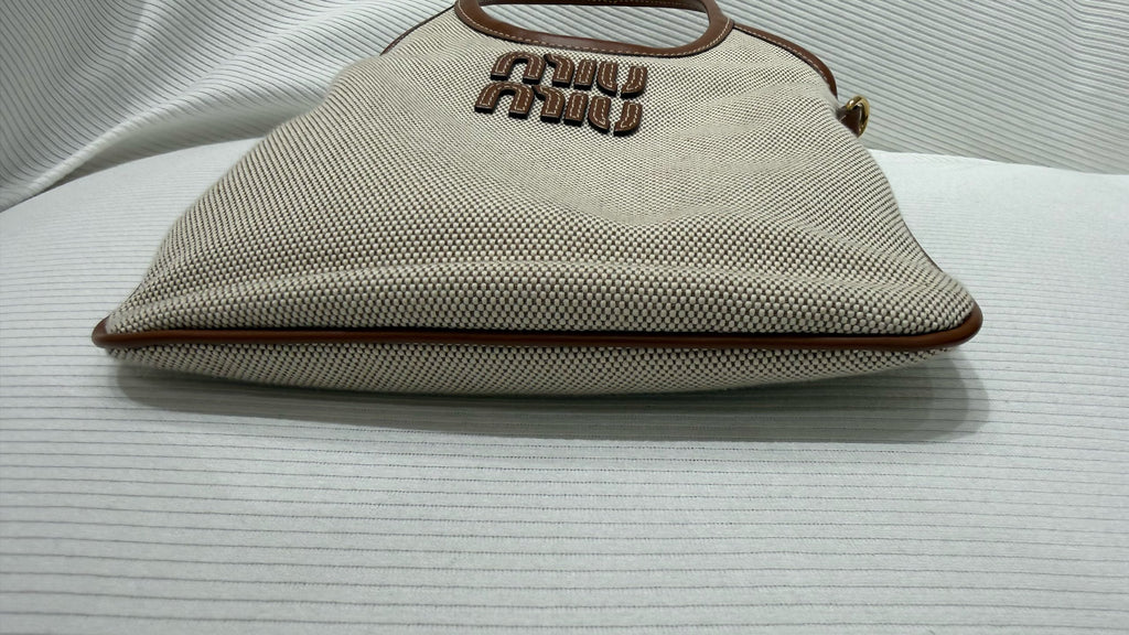 Miu Miu Canvas Tote