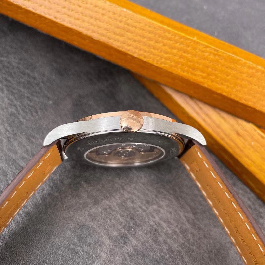 Longines The Pioneer Series Rose gold Automatic (self-winding) watch 40.00mm L2.821.5.72.2