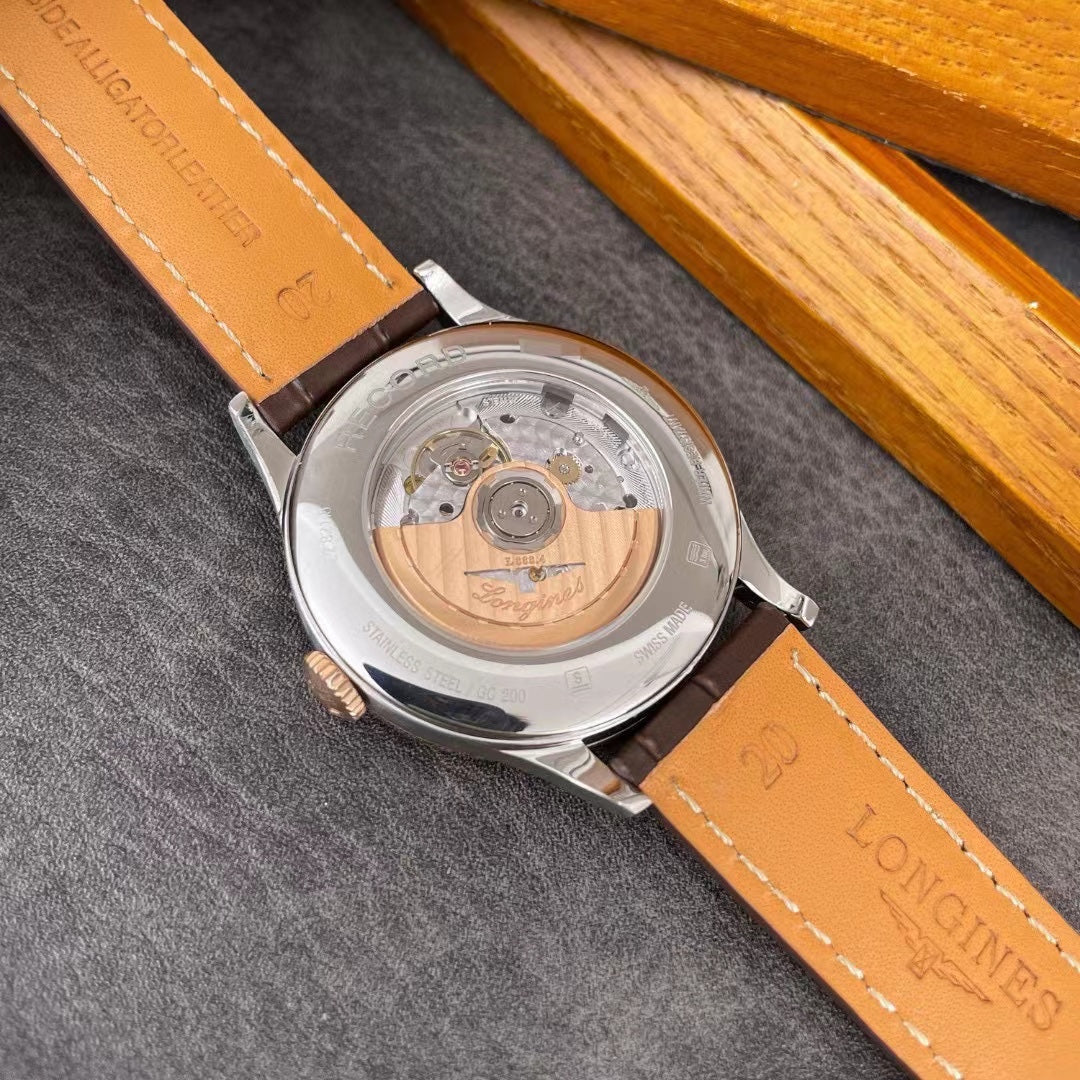 Longines The Pioneer Series Rose gold Automatic (self-winding) watch 40.00mm L2.821.5.72.2