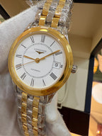 Longines Classic White Automatic (self-winding) watch 35.60 millimeters L4.774.3.21.7