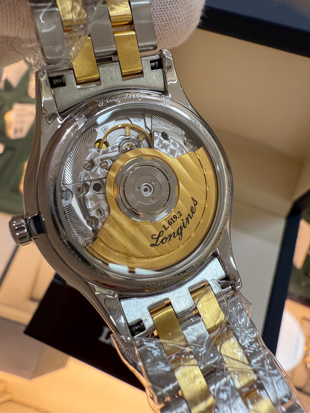Longines Classic White Automatic (self-winding) watch 35.60 millimeters L4.774.3.21.7