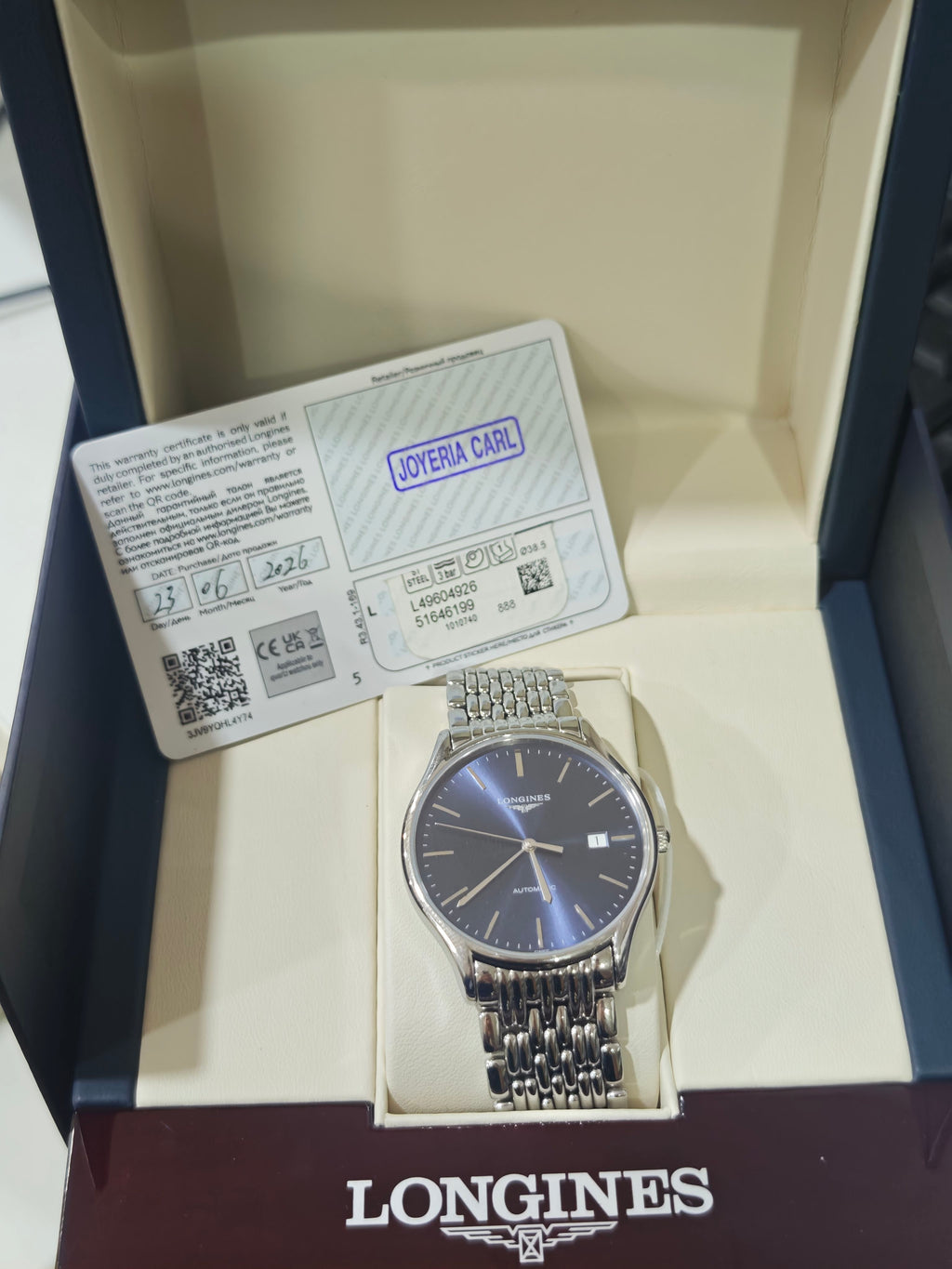 Longines Lyre Collection Automatic (self-winding) watch 38.50 MM L4.960.4.92.6