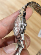 Omega Flying Disc Series Silver Quartz watch 27.4 424.10.27.60.52.001