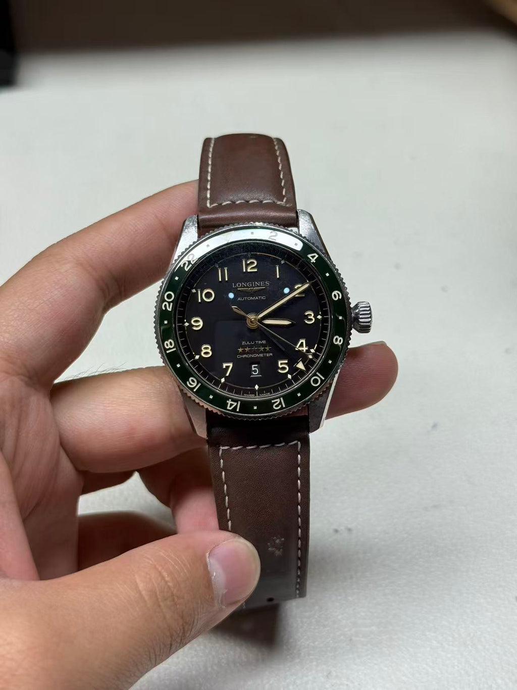 Longines Zulu Time watch from the Pioneer Collection Mechanical watch 42.00mm L3.812.4.63.2