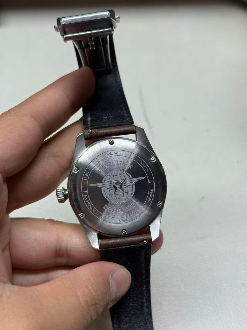 Longines Zulu Time watch from the Pioneer Collection Mechanical watch 42.00mm L3.812.4.63.2