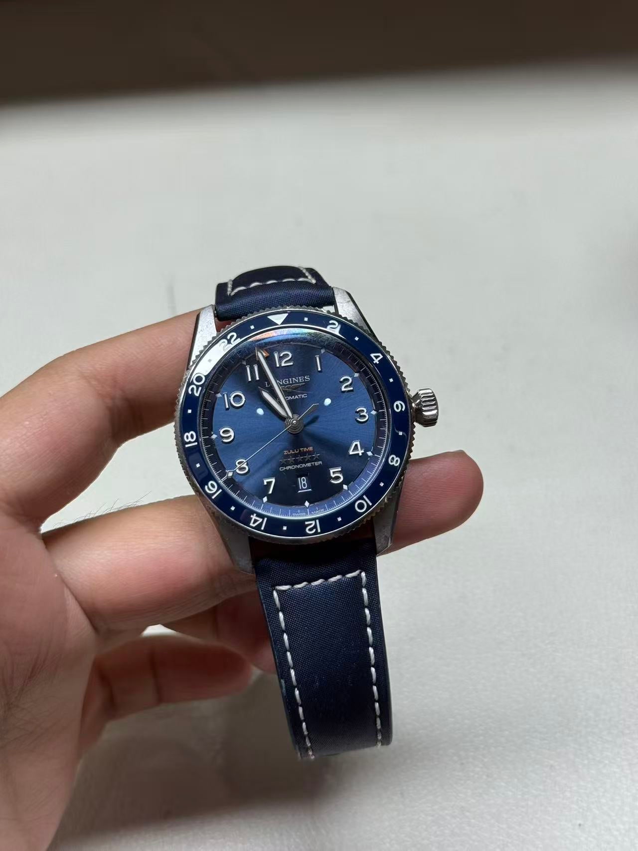 Longines The Pioneer Series Zulu Time Watch Mechanical watch 42.00mm L3.812.4.93.2