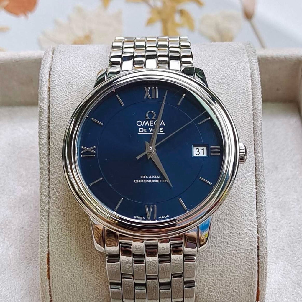Omega Flying Disc Series Blue Mechanical watch 36.8 424.10.37.20.03.001
