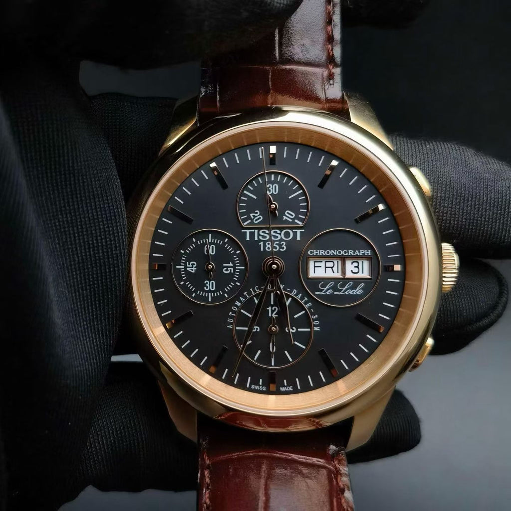 Tissot Classic Black Automatic (self-winding) watch 42.3 millimeters T41.5.317.51
