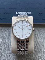 Longines Longines Fashion Collection White Mechanical watch 38.50mm L4.921.4.12.6