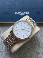 Longines Longines Fashion Collection White Mechanical watch 38.50mm L4.921.4.12.6