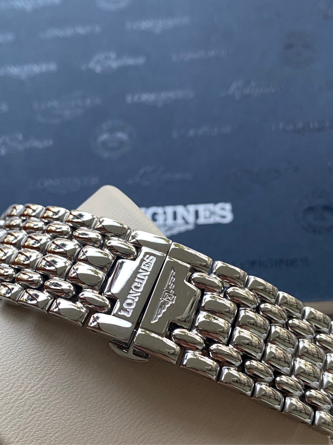 Longines Longines Fashion Collection White Mechanical watch 38.50mm L4.921.4.12.6